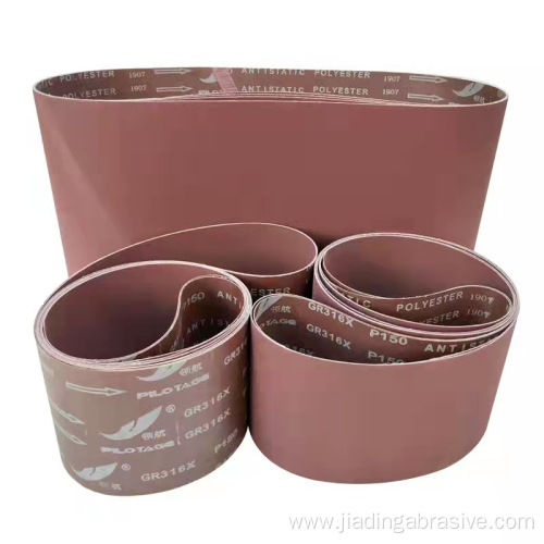 Aluminum Oxide sanding paper belts for belt Sander